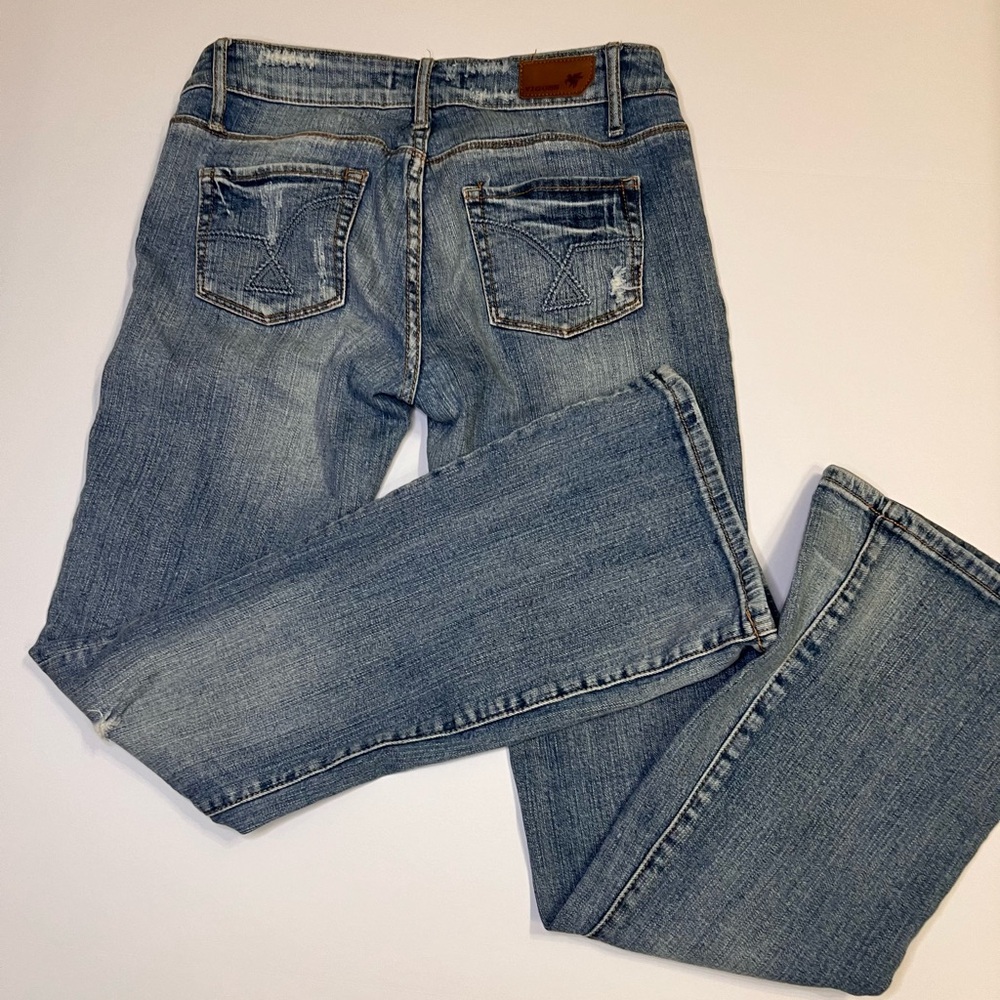 🎆3for$20 Vigoss Distrssed Blue Denim Flare Leg Jeans
